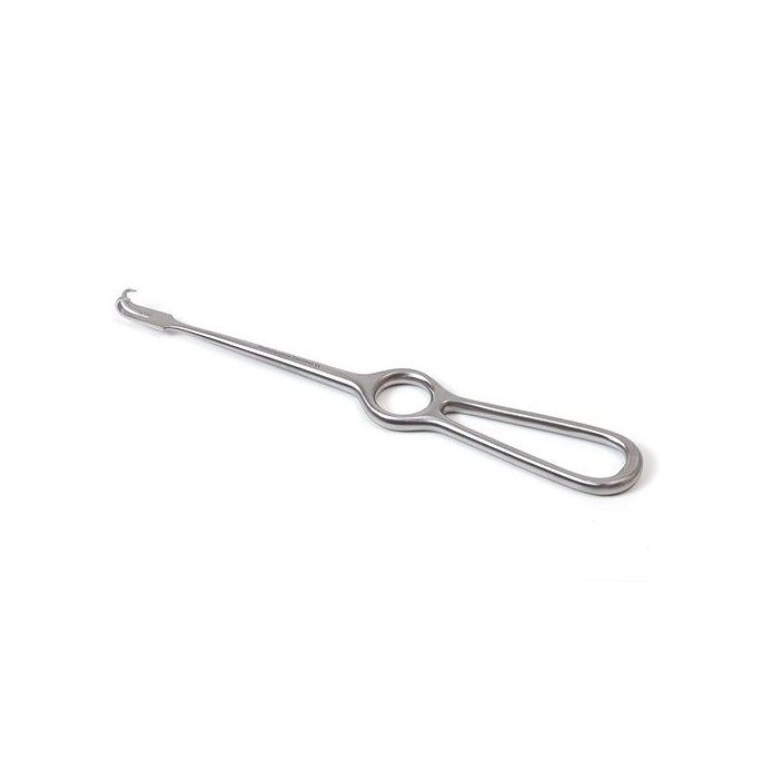 Volkmann wondhaak 4 - tands scherp 22 cm RVS
