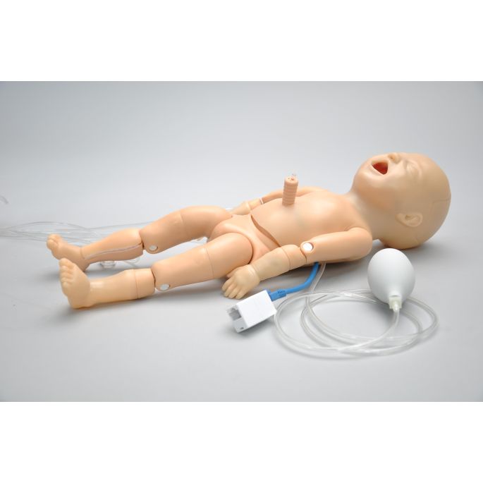 Premie Blue reanimatiesimulator premature pasgeborene (28 weken) met SmartSkin en OMNI