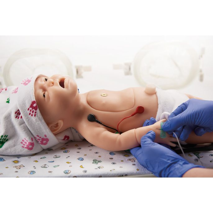 Baby CHARLIE reanimatiesimulator pasgeborenen met ECG - afbeelding 2