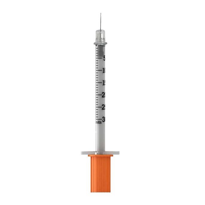 BD Micro-Fine 0,3 ml U-100 + 30G 0,3 x 8 mm, 10 stuks