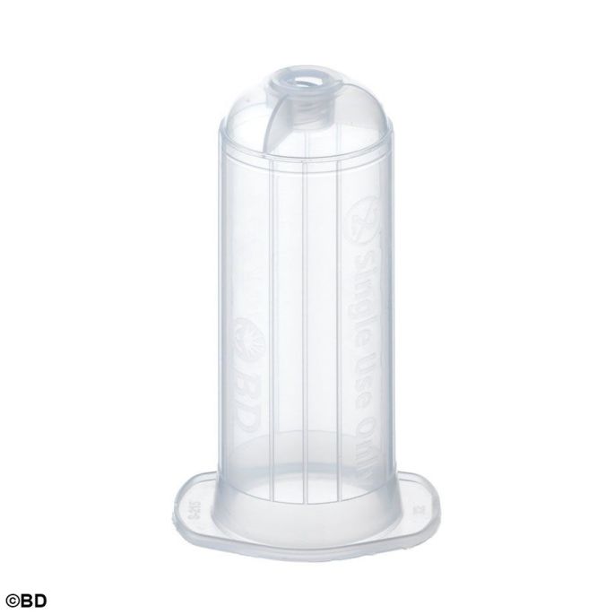 BD Vacutainer houder disposable, transparant wit, 250 stuks