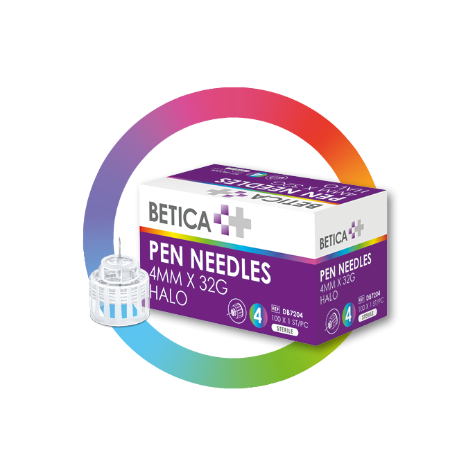 Betica Halo pennaald 4 mm x 32G, 100 stuks