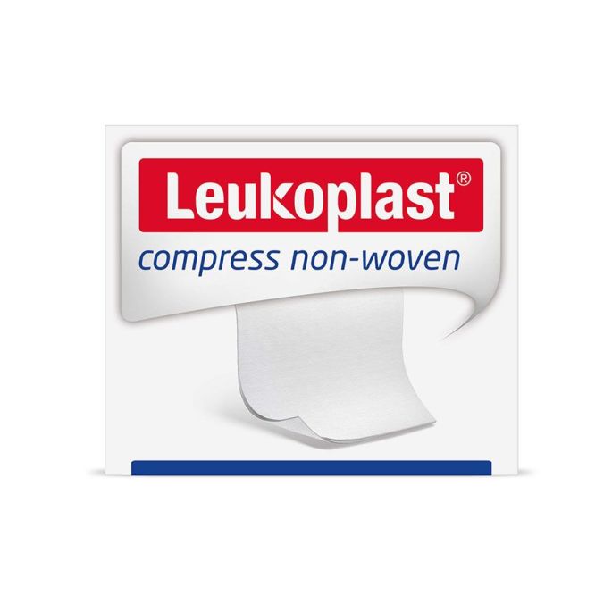 Leukoplast kompres non-woven 4-laags, 10 x 10 cm, 100 stuks