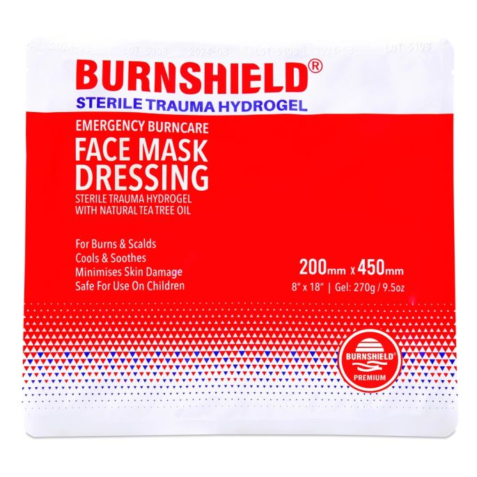 Burnshield steriel gezichtsmasker 20 x 45 cm, per stuk