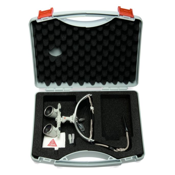 Heine HR 2.5x Optieken met i-View op S-FRAME (340 mm)