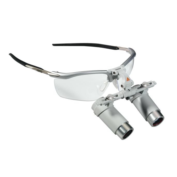 HEINE HRP binoculaire loep 4x op 340 mm werkafstand met i-View op S-FRAME, set in draagkoffer