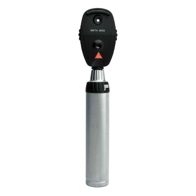 HEINE BETA 200S LED directe oftalmoscoopset met BETA batterijhandvat (2,5 V)