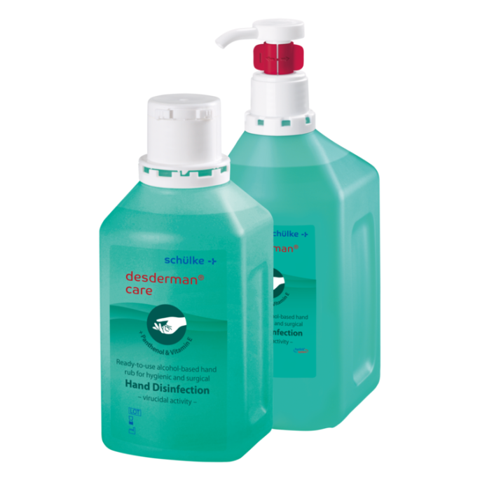 Desderman care met geïntegreerde doseerpomp, 20 x 500 ml
