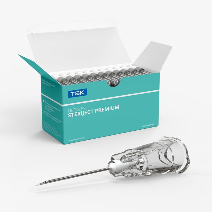 TSK STERiJECT PRC Control Hub injectienaald 25G x 13 mm, 100 stuks