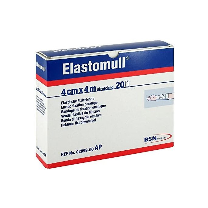 Elastomull 4 cm x 4 m, 20 rollen