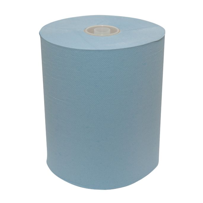 Handdoekrol Euro Mini Matic XL Cellulose Blauw 2-laags