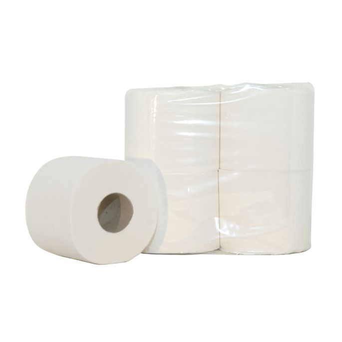 Toiletpapier Cellulose 2-laags 400 Vel, 10 x 4 rollen