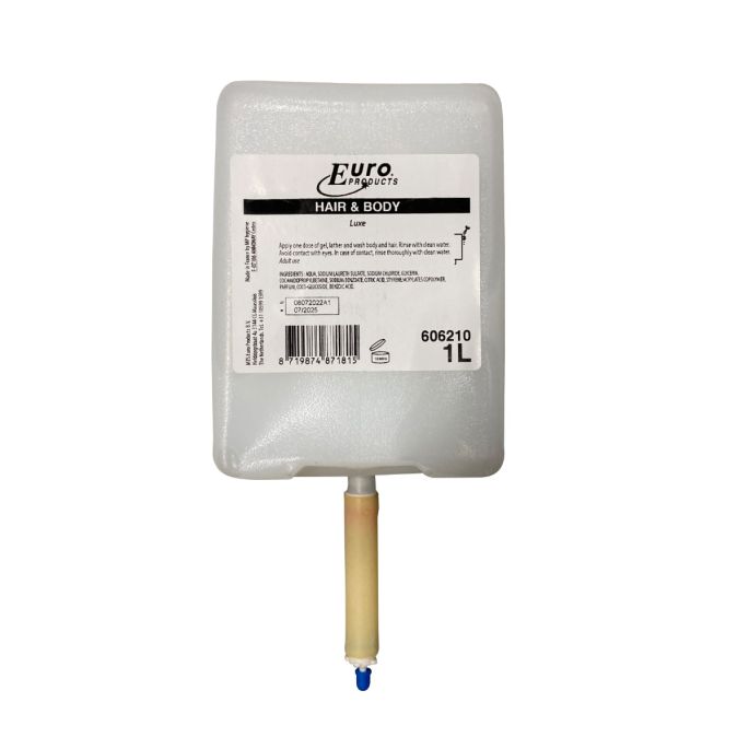Euro Hair&Body Soap Luxe - 6 x 1 Liter