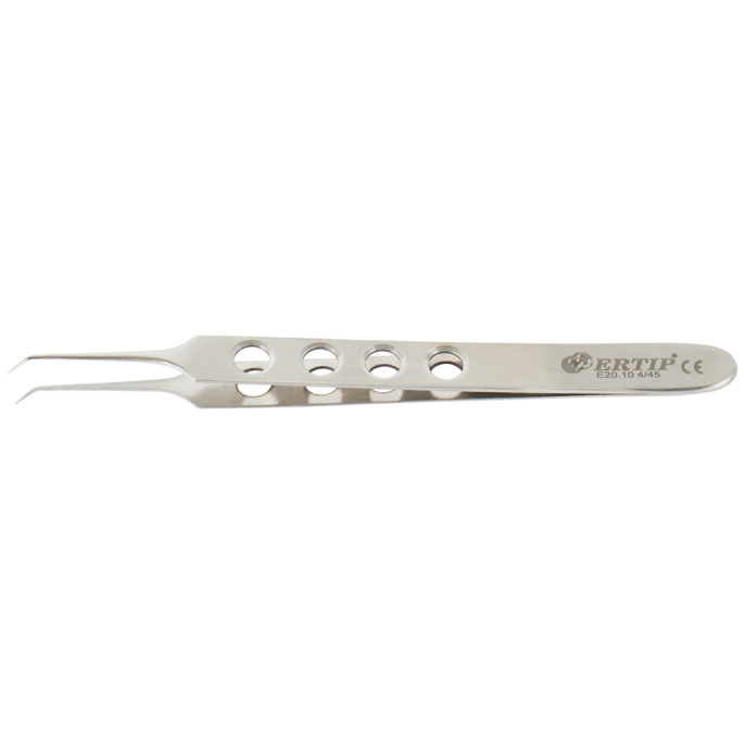 Transplantatie-forceps met gaten 4 mm 55°