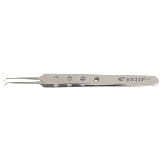 Transplantatie-forceps met gaten 4 mm 55°