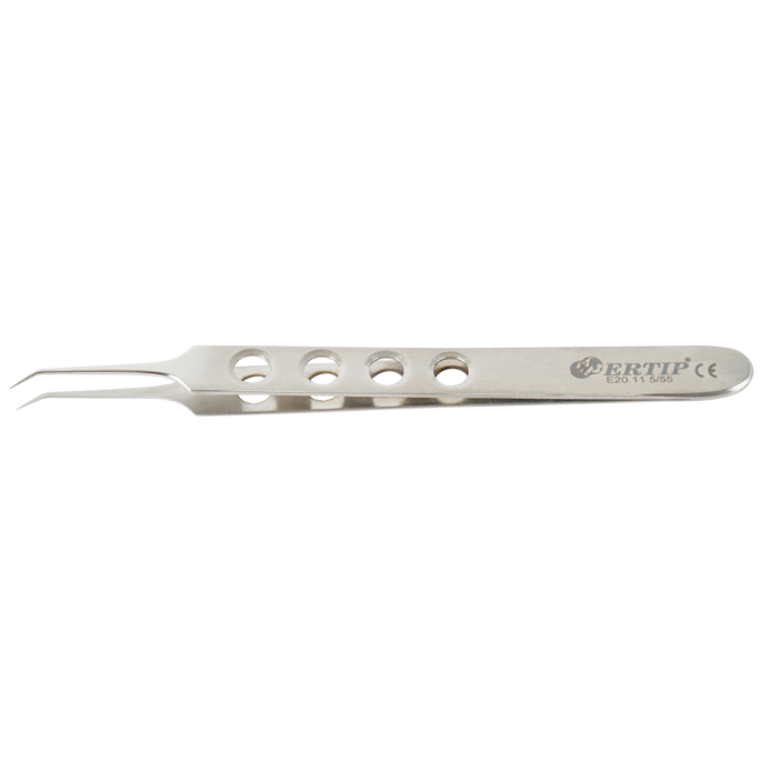 Transplantatie-forceps met gaten 5 mm 55°