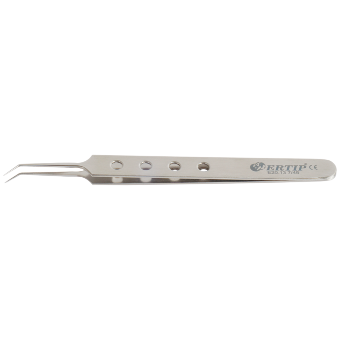 Transplantatie-forceps met gaten 6 mm 55°