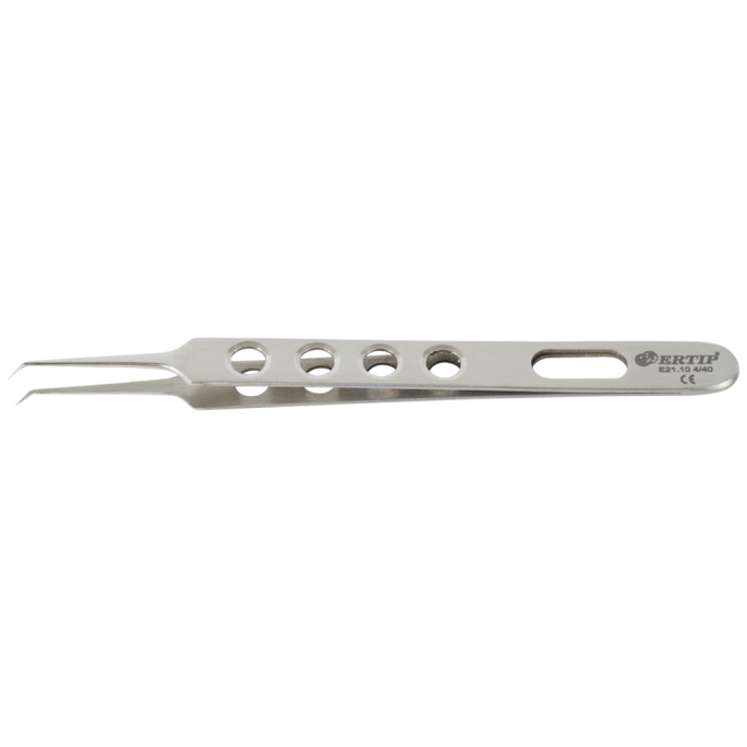 Soft Adjusted transplantatie-forceps met gaten 4 mm 55°