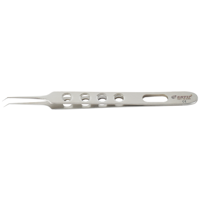 Soft Adjusted transplantatie-forceps met gaten 4 mm 55°