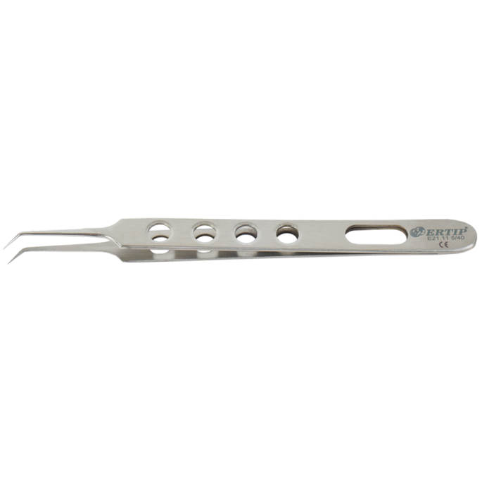 Soft Adjusted transplantatie-forceps met gaten 5 mm 55°