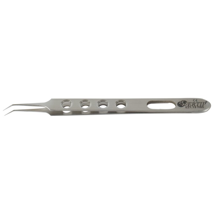 Soft Adjusted transplantatie-forceps met gaten 7 mm 55°