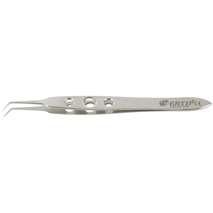 Transplantatie-forceps dunne schaft 7 mm 55°