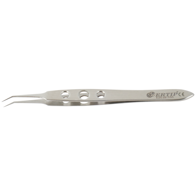 Transplantatie-forceps dunne schaft 7 mm 55°
