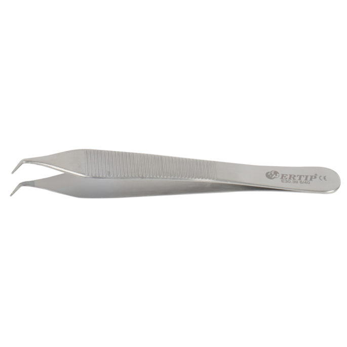 Horizontaal gekartelde extractie-forceps 8 mm 45°