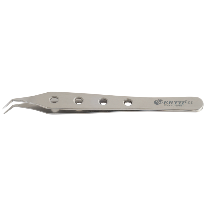 Horizontaal gekartelde extractie-forceps gaten 8 mm 55°
