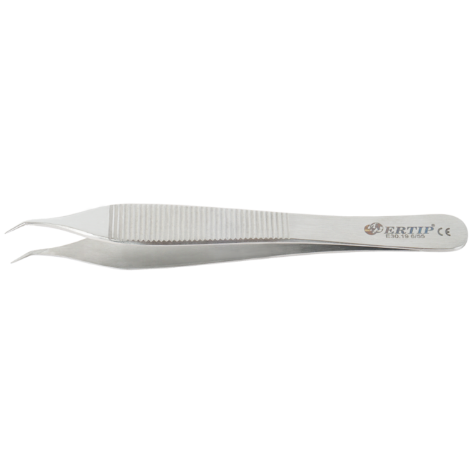 Adson horizontaal gekartelde extractie-forceps 6 mm 55°