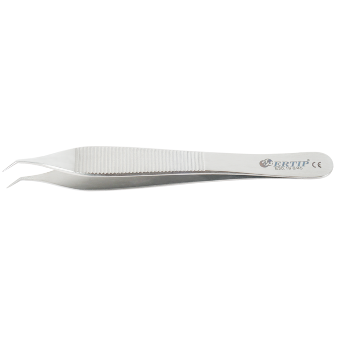 Adson horizontaal gekartelde extractie-forceps 6 mm 55°