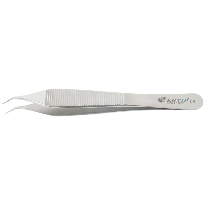 Adson horizontaal gekartelde extractie-forceps 8 mm 55°
