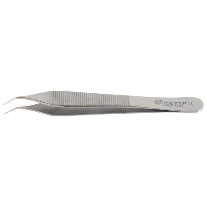 Adson horizontaal gekartelde extractie-forceps 10 mm 55°