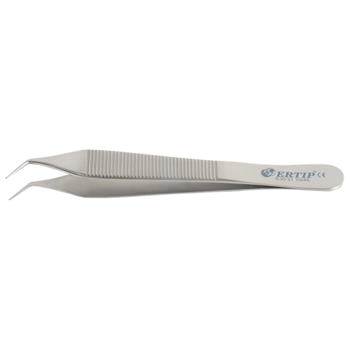 Adson horizontaal gekartelde extractie-forceps 10 mm 55°