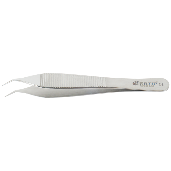 Adson niet-gekartelde extractie-forceps 8 mm 55°