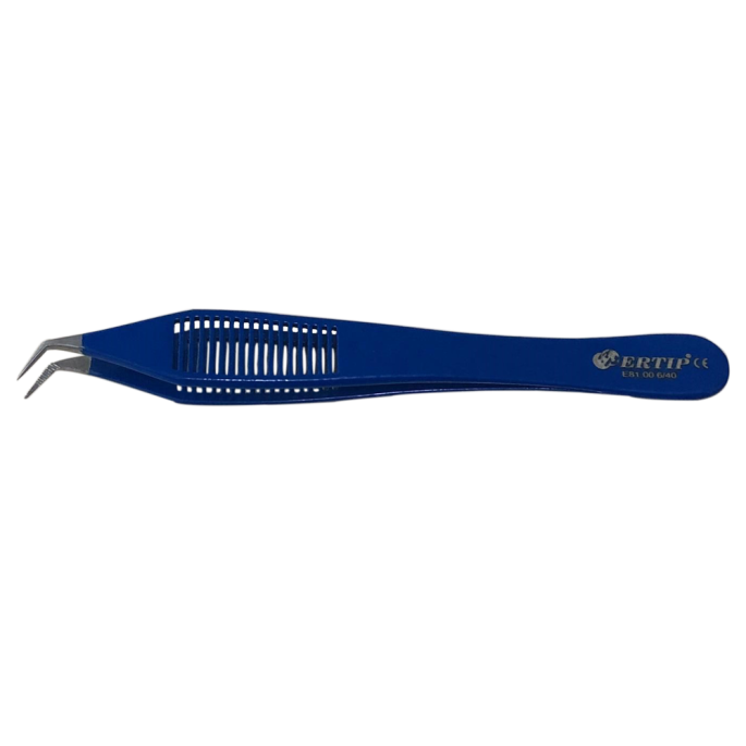 Gouden gekartelde extractie-forceps 8 mm 45°