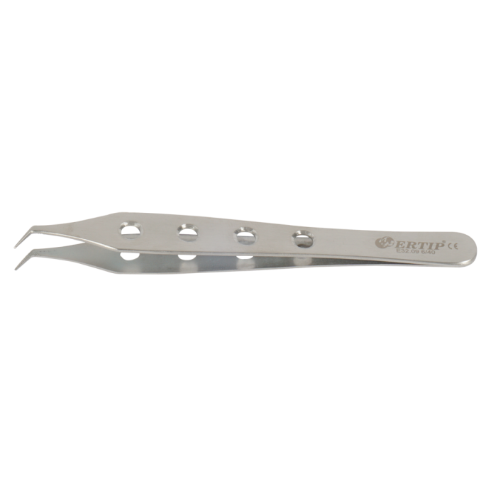 Gekartelde extractie-forceps met gaten 6 mm 55°