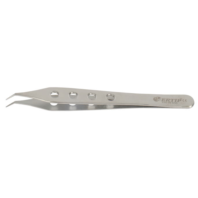 Gekartelde extractie-forceps met gaten 6 mm 55°
