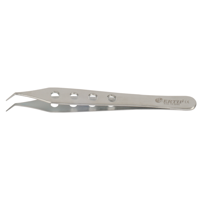 Gekartelde extractie-forceps met gaten 8 mm 55°