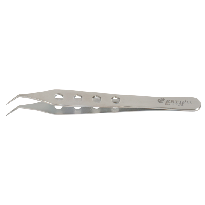 Gekartelde extractie-forceps met gaten 10 mm 55°