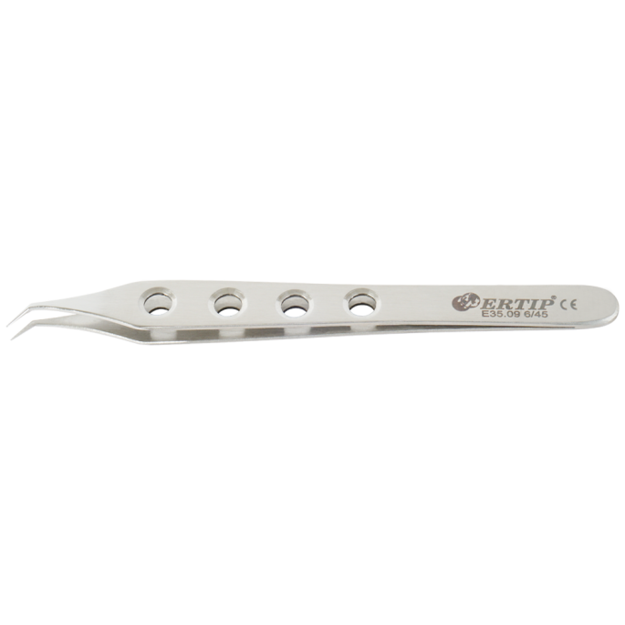 Niet-gekartelde extractie-forceps met gaten 6 mm 55°