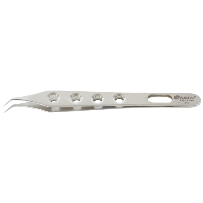Soft Adjusted niet-gekartelde forceps gaten 8 mm 55°