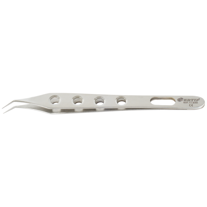 Soft Adjusted horiz. gekartelde forceps gaten 8 mm 55°