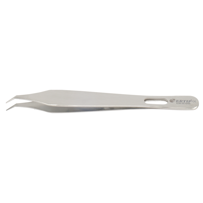Soft Adjusted gekartelde extractie-forceps 6 mm 55°
