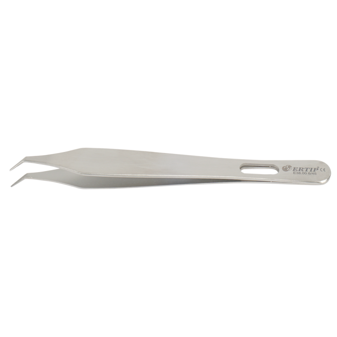Soft Adjusted gekartelde extractie-forceps 6 mm 55°