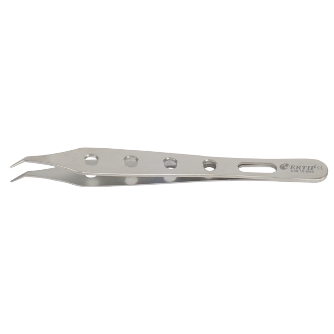 Soft Adjusted gekartelde forceps met gaten 6 mm 55°