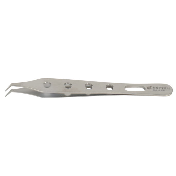 Soft Adjusted gekartelde forceps met gaten 6 mm 55°