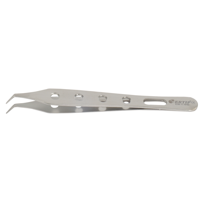 Soft Adjusted gekartelde forceps met gaten 8 mm 55°