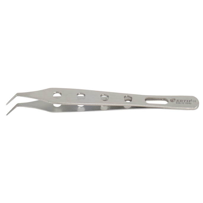 Soft Adjusted gekartelde forceps met gaten 10 mm 55°