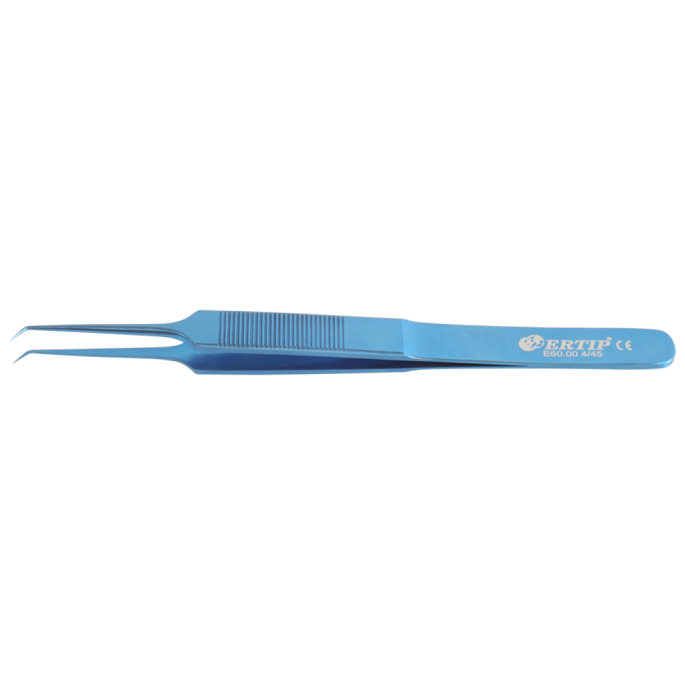 Titanium transplantatie-forceps 4 mm 55°
